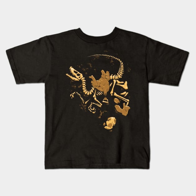 Plumber Paleontology Kids T-Shirt by obvian